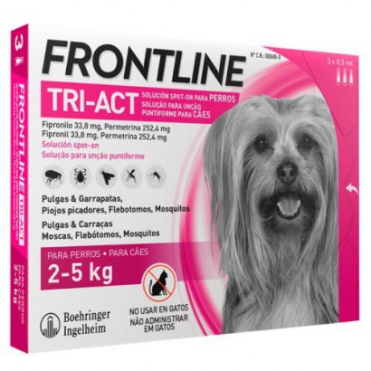 Frontline Tri-Act 2-5Kg 3pip